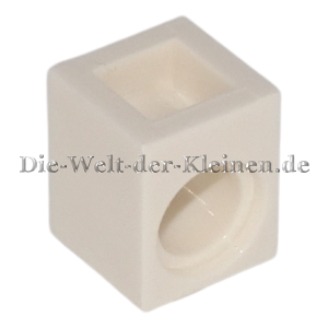 LEGO Technic Stein 1x1 mit 1 Pin Loch Weiß (WHITE) (654101, 65411, 6541)